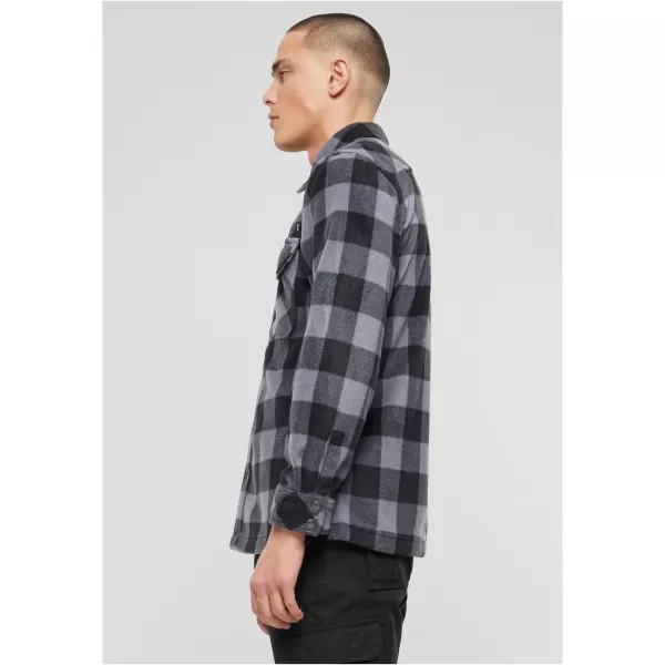  Cămaşă BRANDIT BD9720 NEGRU/GRI 