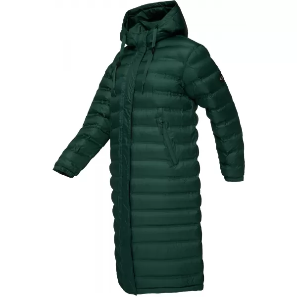  Palton de damă LOAP ITMARA VERDE ÎNCHIS 