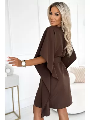 Rochie NUMOCO SOFIA 287-33 CIOCOLATĂ