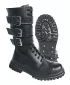Pantofi pentru bărbați BRANDIT 3-BUCKLE PHANTOM BD9005 NEGRU