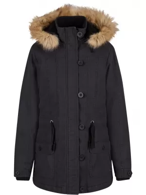 Parka de damă BRANDIT BD33121 NEGRU