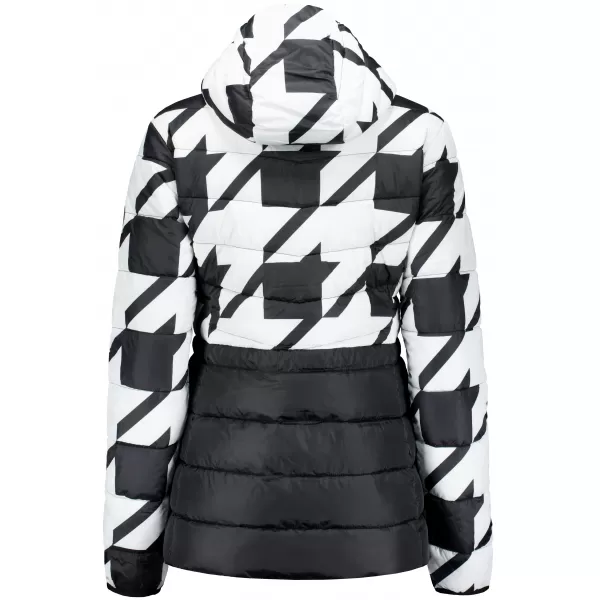  Geaca de dama ALTISPORT DARCIA ALB NEGRU 