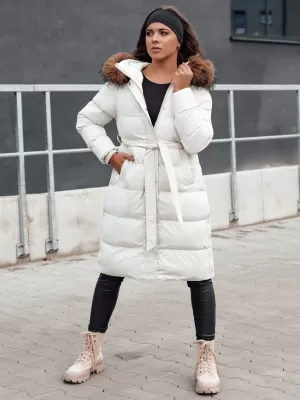 Haină de iarnă DSTREET STYLEBELLA ALB
