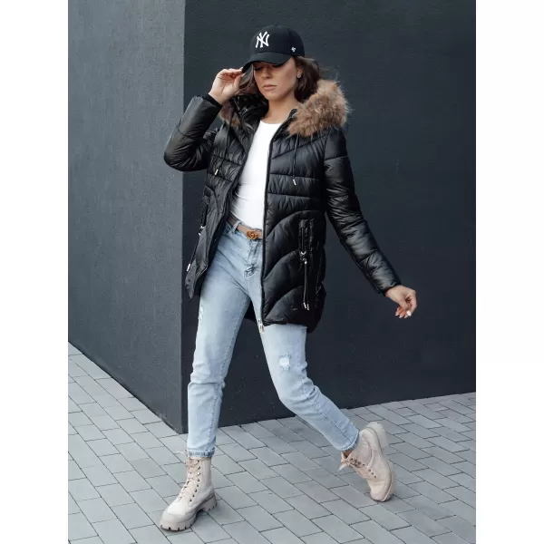  Geacă pentru doamne DSTREET WINTERCHIC NEGRU 