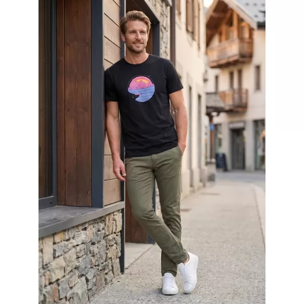  Tricou pentru bărbați ALTISPORT ALM186129 NEGRU 