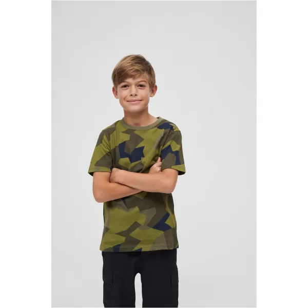  Tricou băieți BRANDIT T BD6017 CAMUFLAJ SUEDEZ 