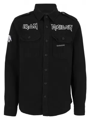 Cămaşă BRANDIT IRON MAIDEN BD61044 NEGRU