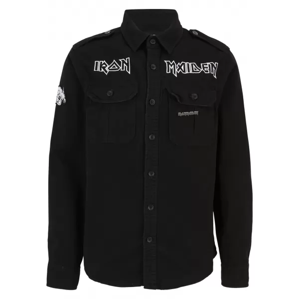  Cămaşă BRANDIT IRON MAIDEN BD61044 NEGRU 