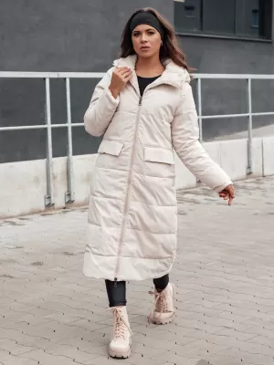 Haină de iarnă DSTREET GLAMPUFF BEJ