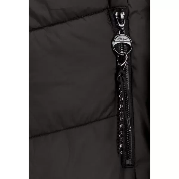  Palton de femei ALTISPORT DONNA NEGRU 