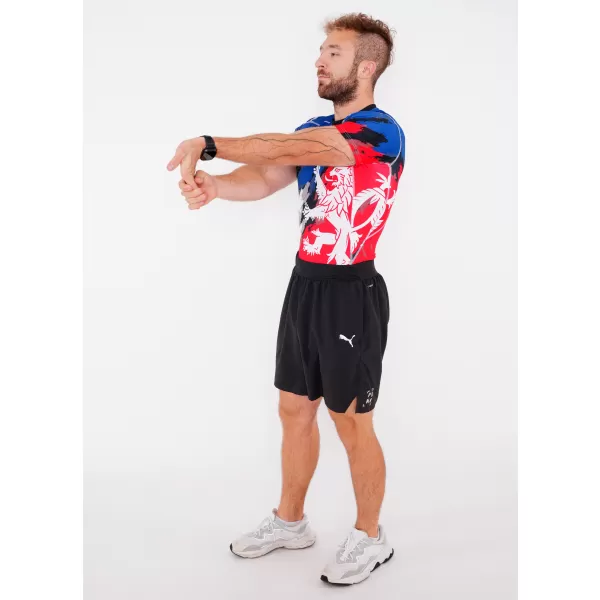  Cămașă funcțională de compresie pentru bărbați cu mâneci scurte premium ALTISPORT VOJ/ALM036TR04 DUNGI 