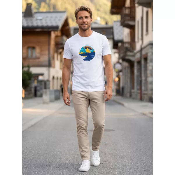  Tricou pentru bărbați ALTISPORT ALM186129 ALB 