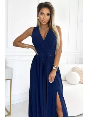 Rochie NUMOCO JUSTINE 362-9 ALBASTRU ÎNCHIS