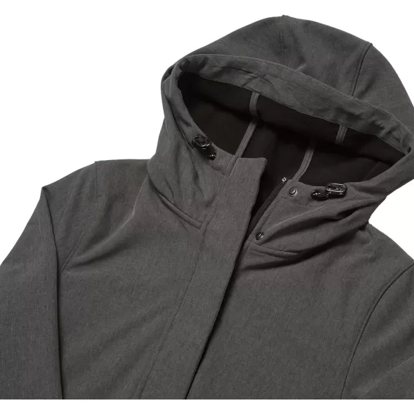  Palton softshell dama LOAP LUNARA GRI ÎNCHIS 