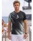 Tricou funcțional premium pentru bărbați ALTISPORT VOJ/ALM028TR01 KAKI/MILITAR