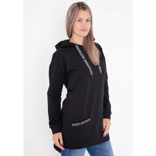  Hanorac de dama ALTISPORT DAVINIA NEGRU 