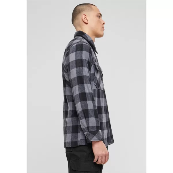  Cămaşă BRANDIT BD9720 NEGRU/GRI 