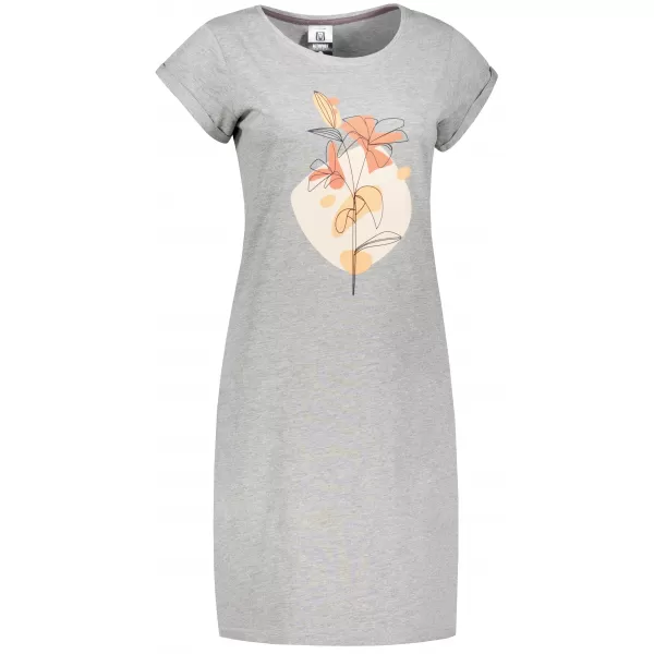  Tricou/rochie extinsă pentru femei ALTISPORT ALW187178 GRI ÎNCHIS 