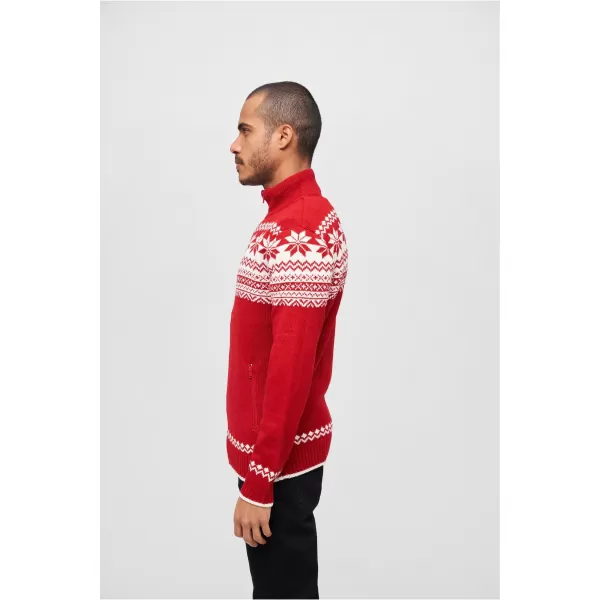  Panoul pentru bărbați BRANDIT CARDIGAN NORWEGER BD5030 ROŞU 