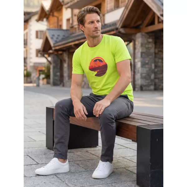  Tricou pentru bărbați ALTISPORT ALM186129 LĂMÂIE VERDE 