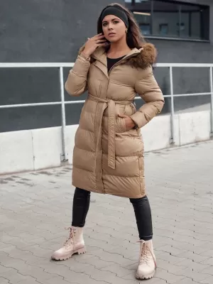 Haină de iarnă DSTREET STYLEBELLA BEJ
