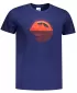 Tricou pentru bărbați ALTISPORT ALM186129 ALBASTRU MIEZUL NOPȚII
