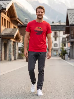 Tricou pentru bărbați ALTISPORT ALM186129 ROŞU