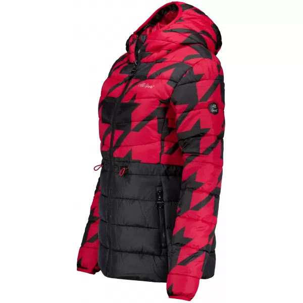  Geaca de dama ALTISPORT DARCIA NEGRU/ROSU 