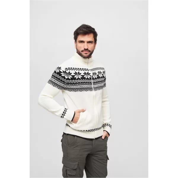  Panoul pentru bărbați BRANDIT CARDIGAN NORWEGER BD5030 ALB 