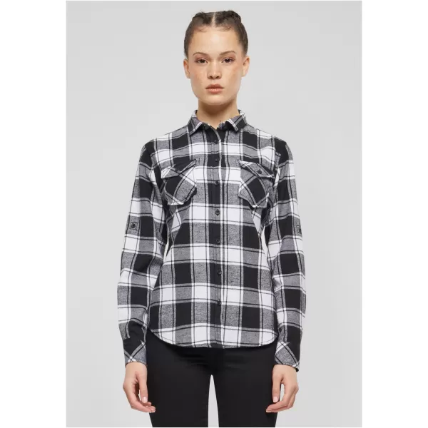  Cămaşă BRANDIT BD9336 ALB/NEGRU 