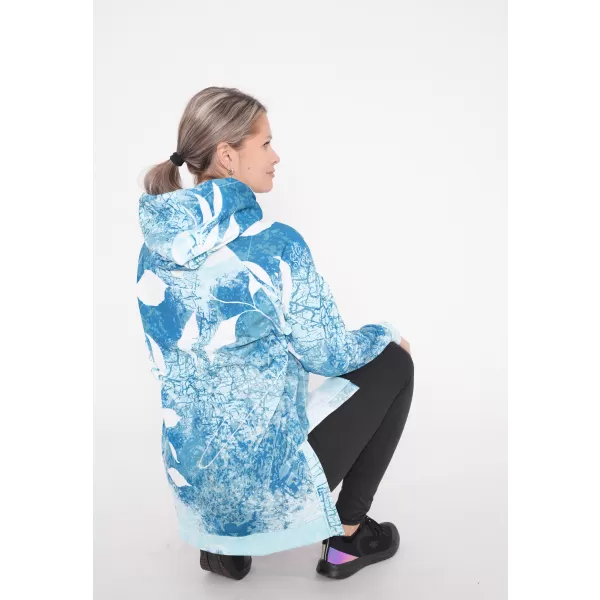  Hanorac prelungit funcțional pentru femei premium ALTISPORT VOJ/ALW020MI03 ALBASTRU 