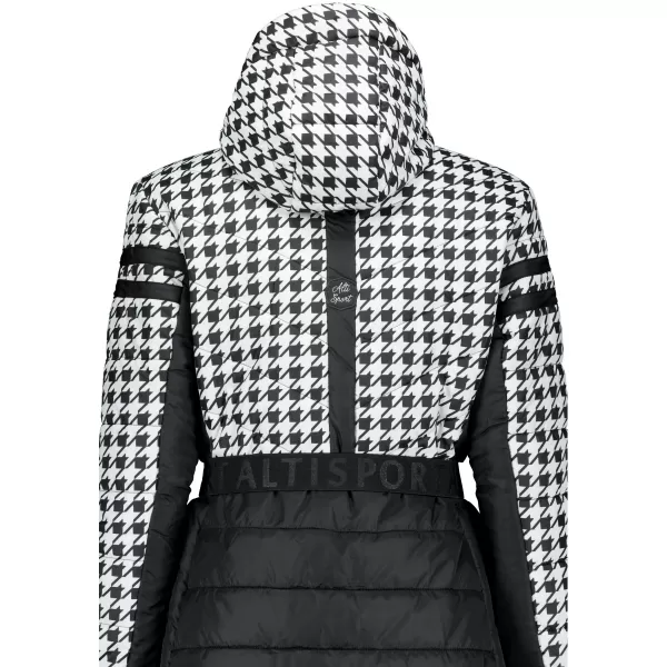  Geaca de dama ALTISPORT DEBORA ALB NEGRU 