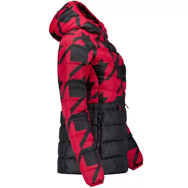  Geaca de dama ALTISPORT DARCIA NEGRU/ROSU 