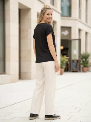 Tricou pentru femei ALTISPORT DEBBI NEGRU
