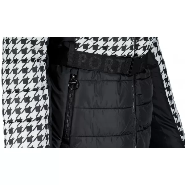  Geaca de dama ALTISPORT DEBORA ALB NEGRU 
