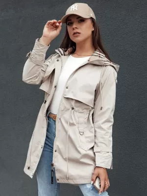 Geacă pentru doamne DSTREET FASHLOVE TY4393 GRI DESCHIS