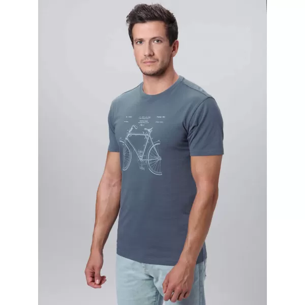  Tricou pentru bărbați LOAP BREDAR ALBASTRU 
