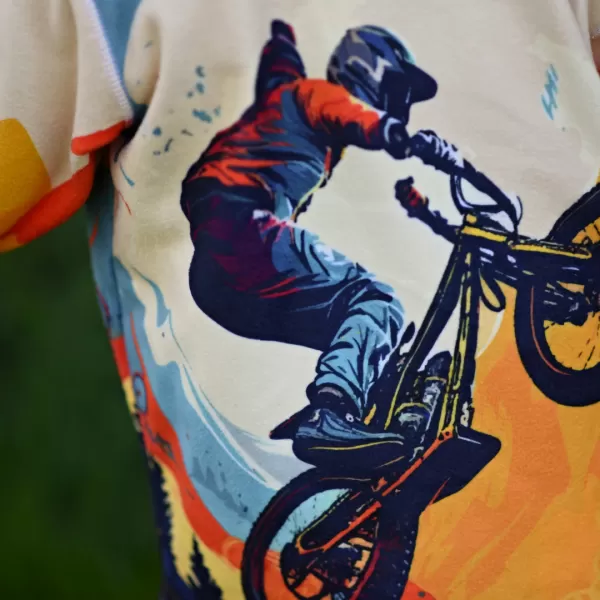  Hanorac fleece pentru copii WAMU MOUNTAIN BIKE VERDE 