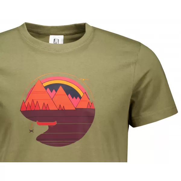  Tricou pentru bărbați ALTISPORT ALM186129 KAKI 