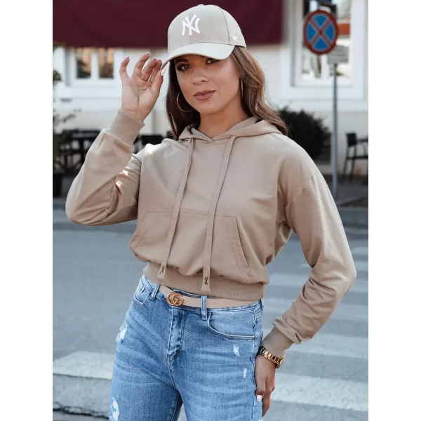  Panoul pentru doamne DSTREET TRENDHOOD BY1311 CARAMEL 