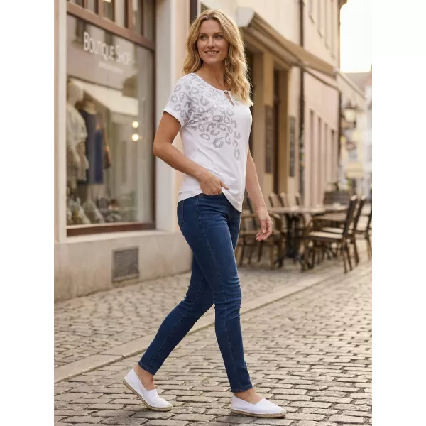  Tricou pentru femei ALTISPORT DAFFY ALB 