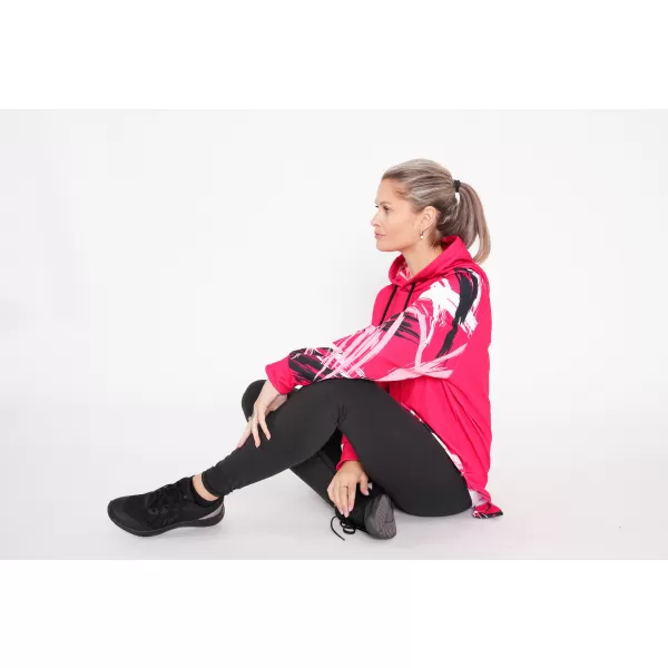  Hanorac prelungit funcțional pentru femei premium ALTISPORT VOJ/ALW039MI03 VIVA MAGENTA 