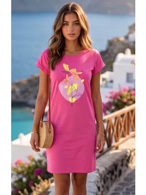 Tricou/rochie extinsă pentru femei ALTISPORT ALW187178 VIOLET