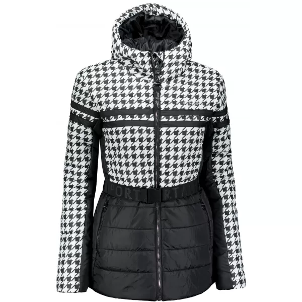  Geaca de dama ALTISPORT DEBORA ALB NEGRU 