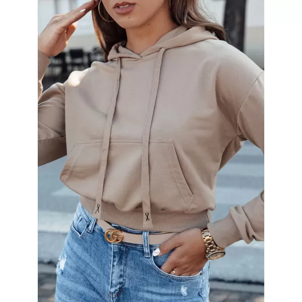  Panoul pentru doamne DSTREET TRENDHOOD BY1311 CARAMEL 