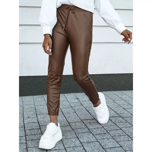  Pantalonii pentru doamne DSTREET BRIAL CARAMEL 