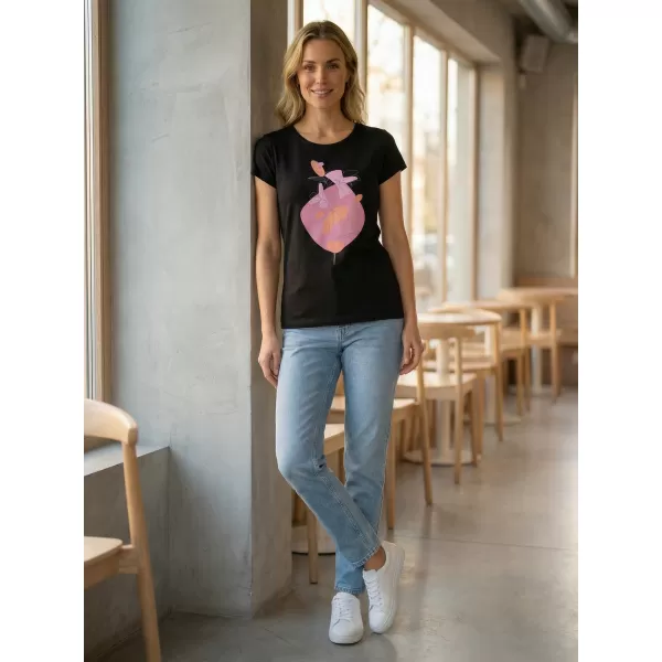  T -thirt ALTISPORT ALW187122 NEGRU -PINK 