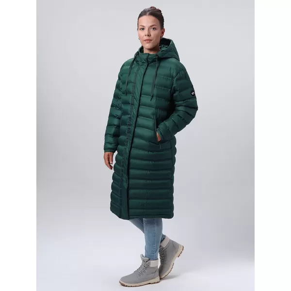  Palton de damă LOAP ITMARA VERDE ÎNCHIS 