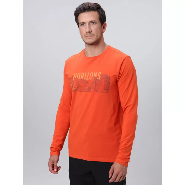  Tricou pentru bărbați LOAP ALVAR PORTOCALE 