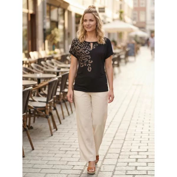  Tricou pentru femei ALTISPORT DAFFY NEGRU 